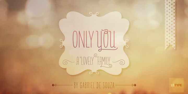 Only You font