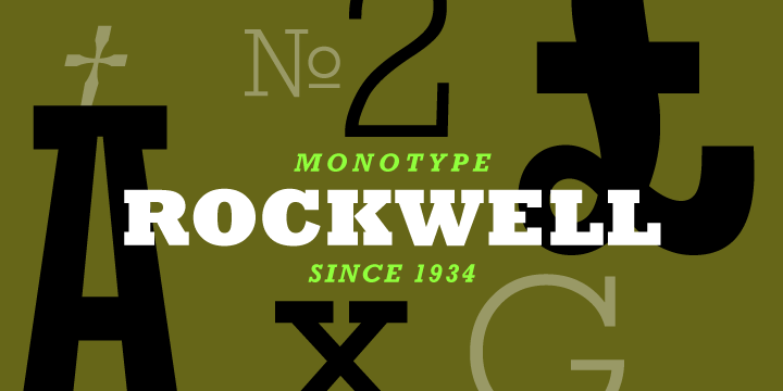 Rockwell font
