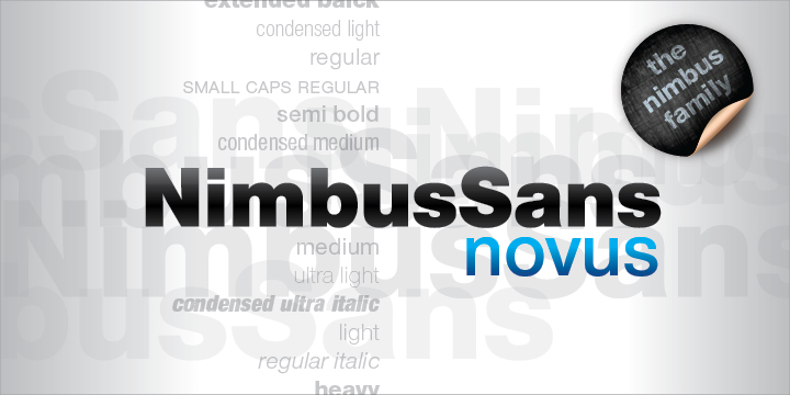 download Nimbus sans novus font
