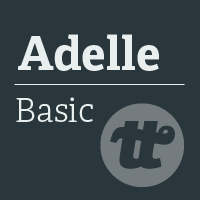 Download adelle basic font