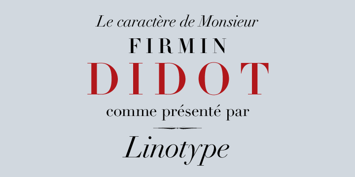 Linotype Didot