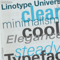 Linotype Univers font