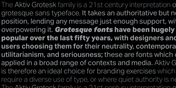 Aktiv Grotesk